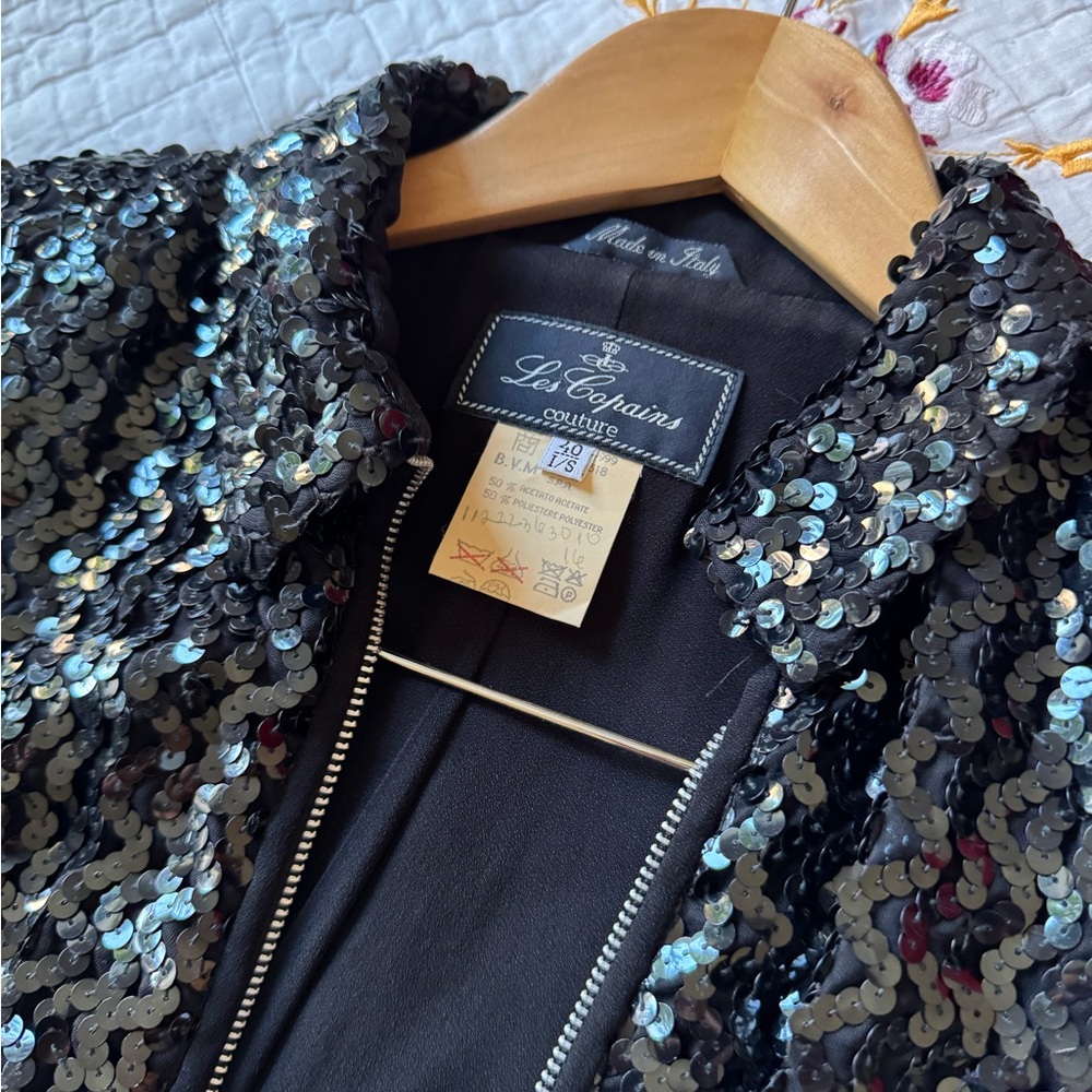 Sequin Black Jacket - image 2